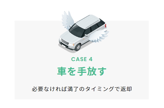 車を手放す