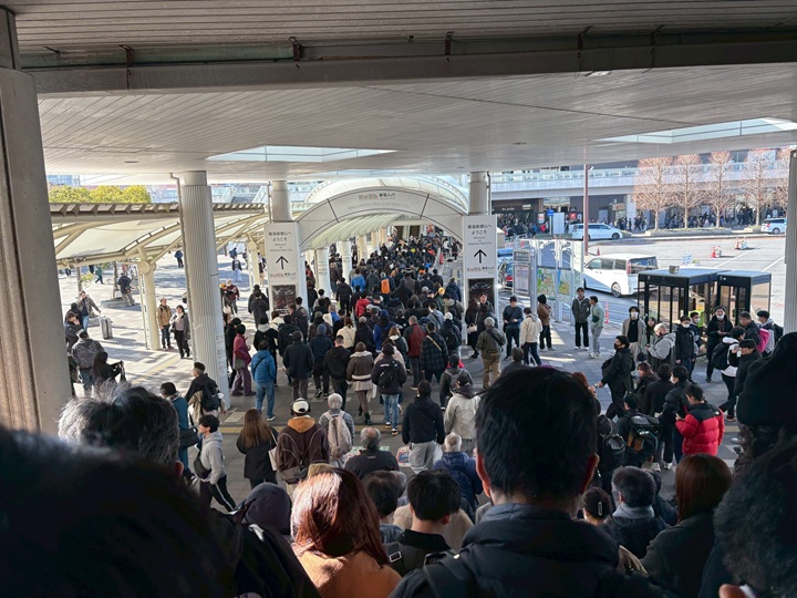 オートサロン会場までの道中